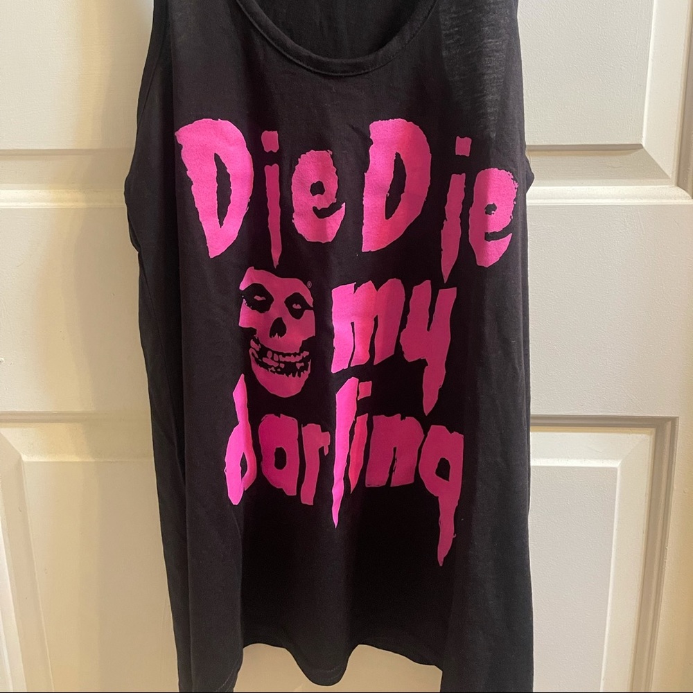 SOLD “Die Die my darling” MISFITS women’s tank top